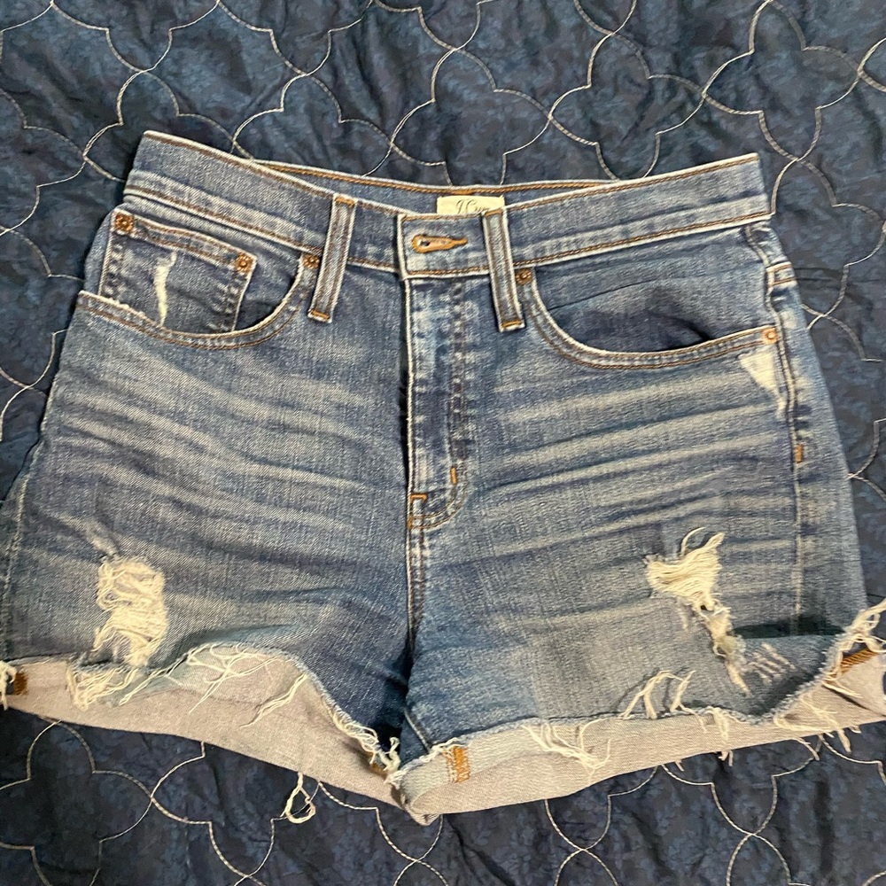 J crew denim shorts size 26